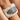 Chalonne Waiheke in cream shearling and leather cuff luxury Apple Watch band on model 