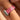 Bedarra in Magenta Stingray luxury Apple Watch Band on model- Chalonne