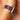 Sorrento in Aubergine luxury apple watch band on model- Chalonne