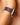 Sorrento in Aubergine luxury apple watch band on model- Chalonne