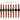 Line up of all available hardware colors