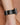 Chalonne Liquid Grid Black Gold Apple Watch Straps On Model