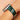 Chalonne Orleans Emerald Black Gold Apple Watch Straps On Model