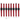 Chalonne Sorrento Scarlet Black Gold Apple Watch Straps