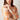 Model wearing the Gelato in Earl Gray Apple Watch Band with an orange floral top