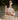 Model wearing the Sorrento in Olive luxury Apple Watch band with a beige dress