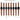 Line up of all available hardware colors